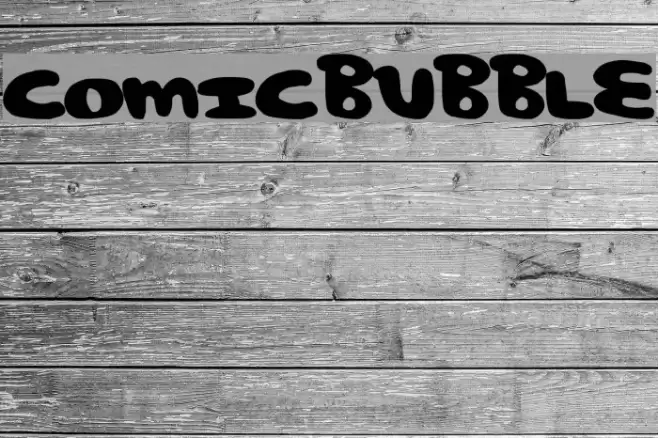 ComicBubble Font examples