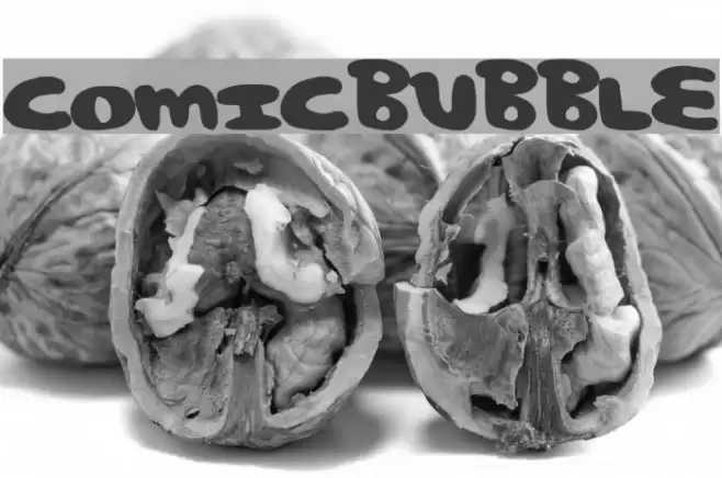 ComicBubble Font examples