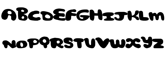 ComicBubble Font LOWERCASE