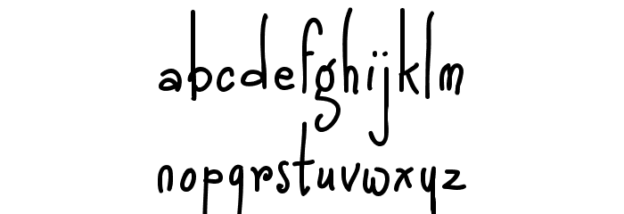 ComicFont Font LOWERCASE