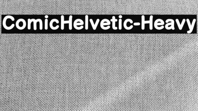 ComicHelvetic-Heavy Font examples