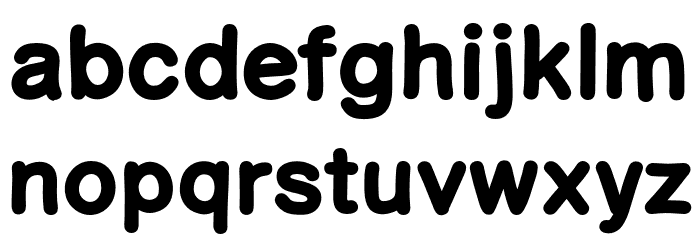 ComicHelvetic-Heavy Font LOWERCASE