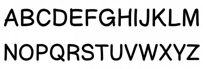 ComicHelvetic-Light Шрифта ВЕРХНИЙ