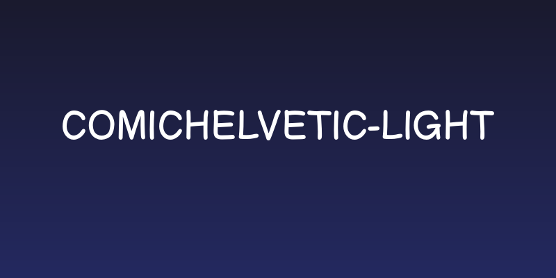 ComicHelvetic-Light Social Header