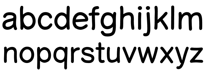 ComicHelvetic-Light Font LOWERCASE