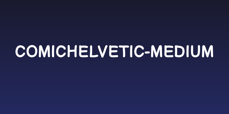 ComicHelvetic-Medium Social Header