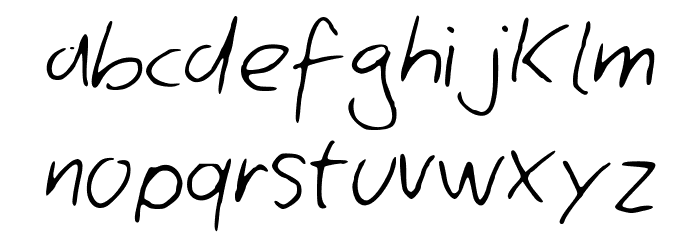 ComicJans Font LOWERCASE