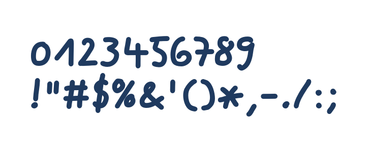 ComicJens-Bold Other Characters