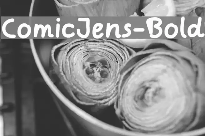 ComicJens-Bold Font examples