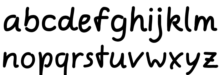 ComicJens Font LOWERCASE