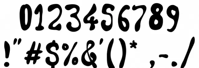 ComicLand Font OTHER CHARS