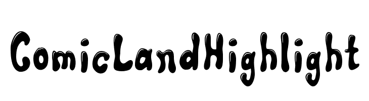 ComicLandHighlight  नि: शुल्क फ़ॉन्ट्स डाउनलोड