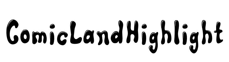 ComicLandHighlight  नि: शुल्क फ़ॉन्ट्स डाउनलोड