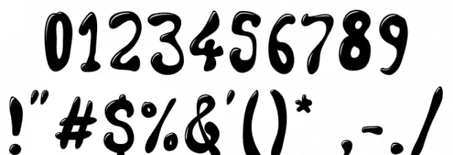 ComicLandHighlight Font OTHER CHARS