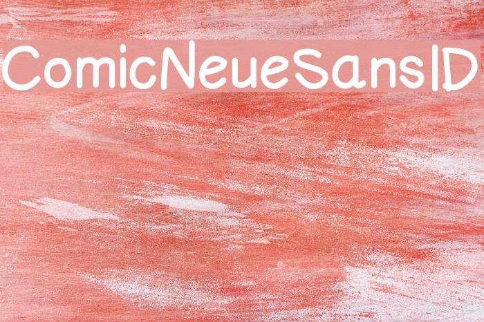 ComicNeueSansID Font examples