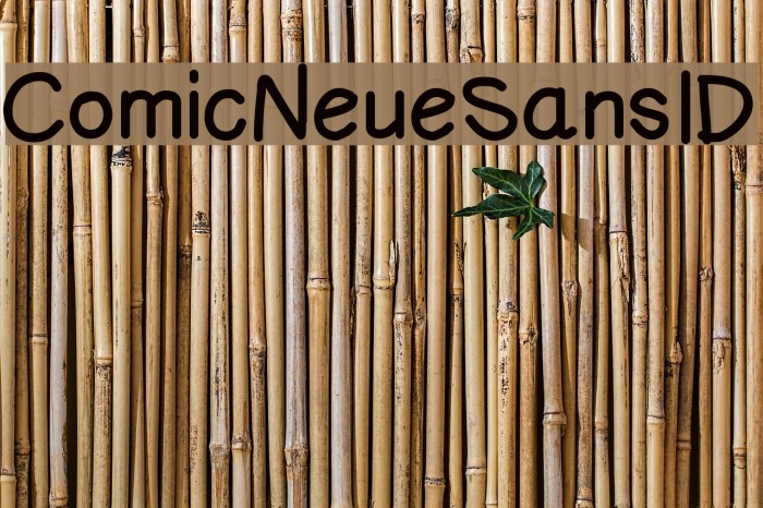 ComicNeueSansID Font examples