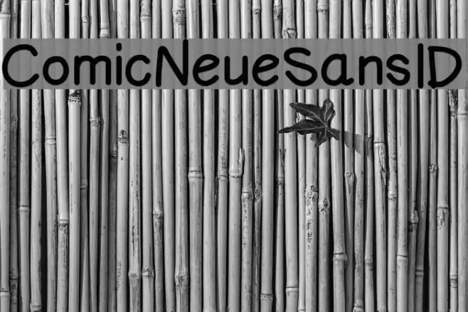 ComicNeueSansID Шрифта examples