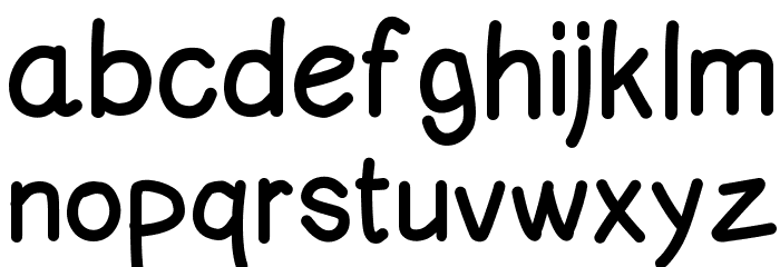 ComicNeueSansID Font LOWERCASE