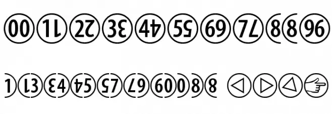 ComicNumerals Polices AUTRES CHARS