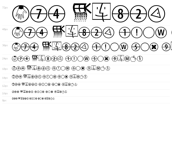 ComicNumerals Waterfall