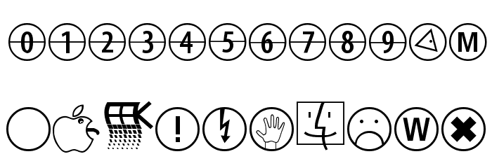 ComicNumerals Polices MINUSCULES