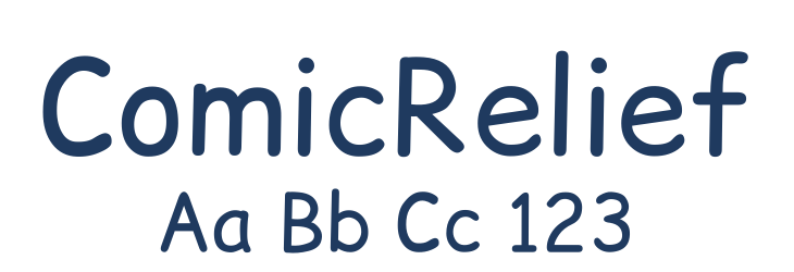 ComicRelief Font Preview