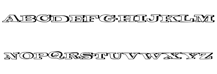 ComicShadow Font LOWERCASE