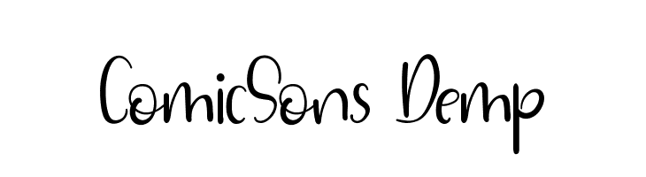 ComicSons Demp  font caratteri gratis