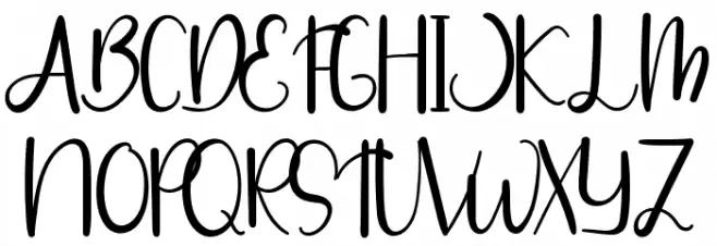 ComicSons Demp Font UPPERCASE