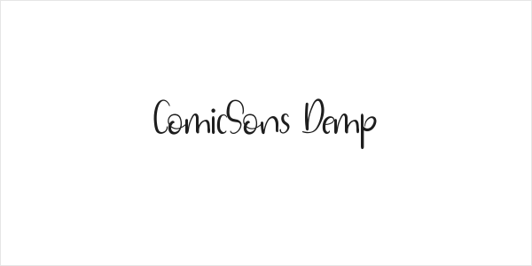 ComicSons Demp Logo