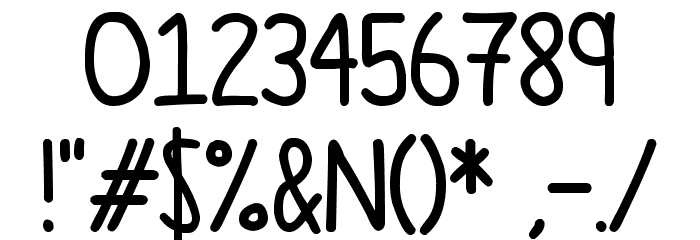 ComicSpans Font OTHER CHARS