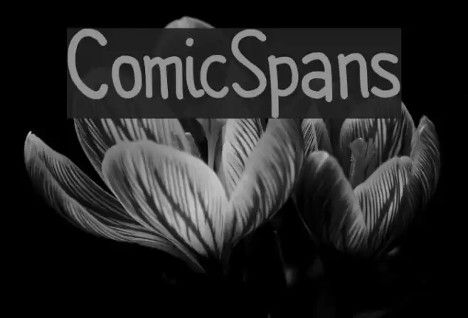 ComicSpans Font examples