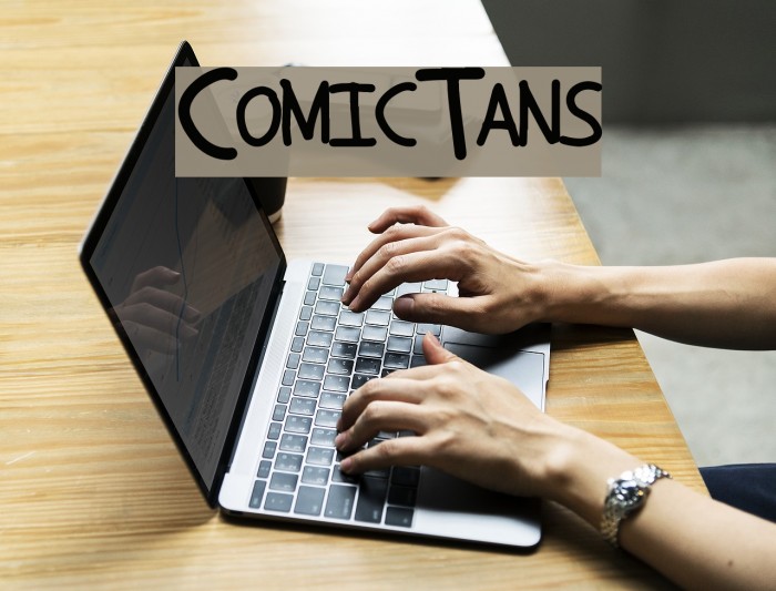 ComicTans Font examples