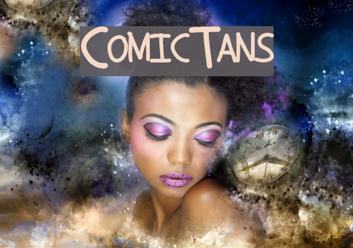 ComicTans Font examples