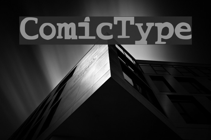 ComicType Font examples