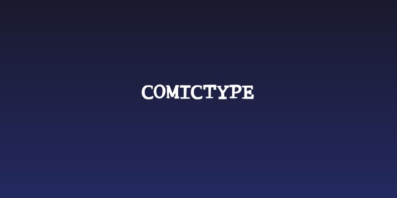 ComicType Social Header