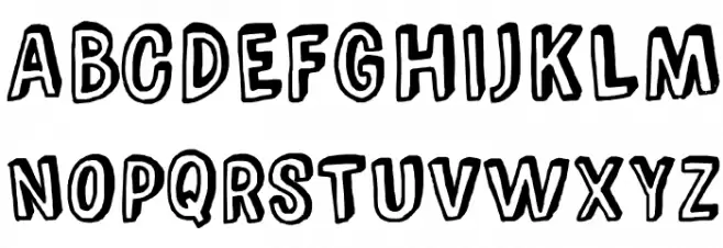 ComicZineOT Fonte MAIÚSCULAS