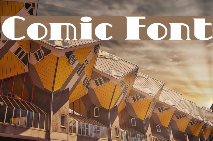 Comic Font examples