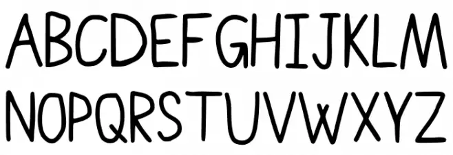 Comic_hand Logan Regular Fonte MAIÚSCULAS