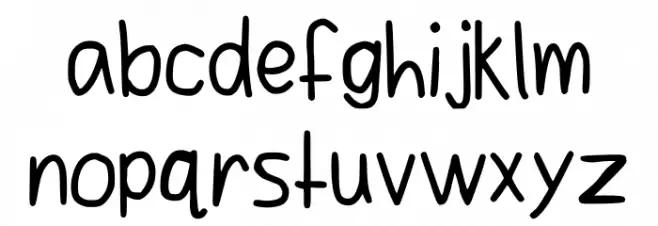 Comic_hand Logan Regular Fonte MINÚSCULAS