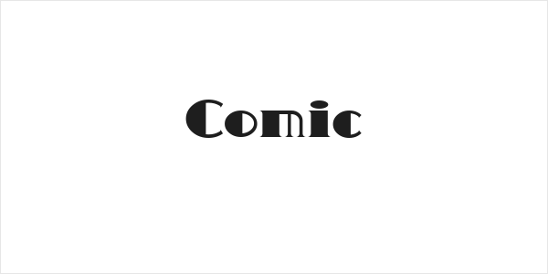 Comic Logo