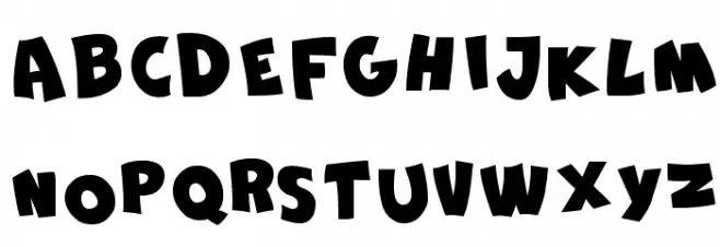 Comica BD Bold Schriftart Groß