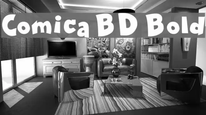 Comica BD Bold Font examples