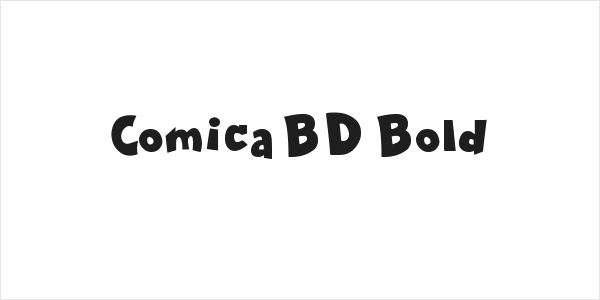Comica BD Bold Logo