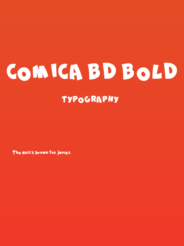 Comica BD Bold Poster