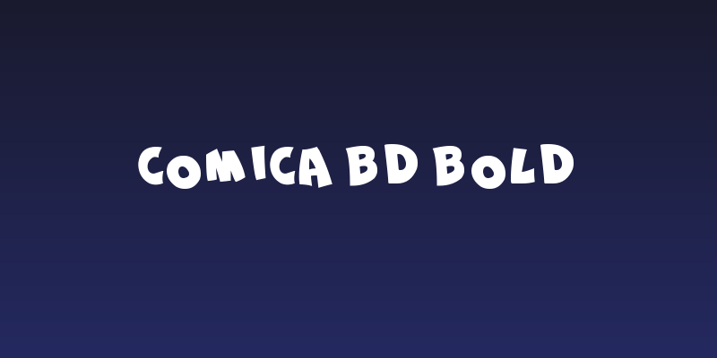 Comica BD Bold Social Header