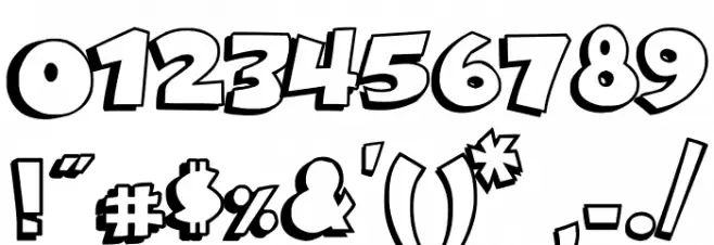 Comica BD Font OTHER CHARS