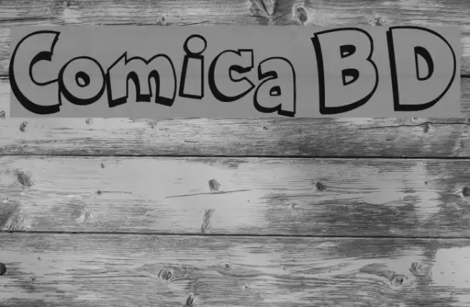 Comica BD Font examples