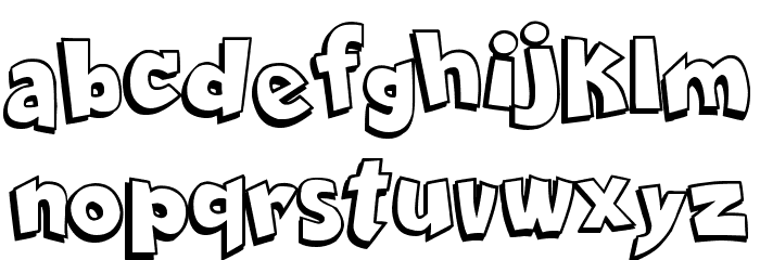 Comica BD Font LOWERCASE