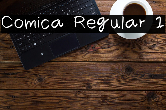 Comica Regular 1 Font examples